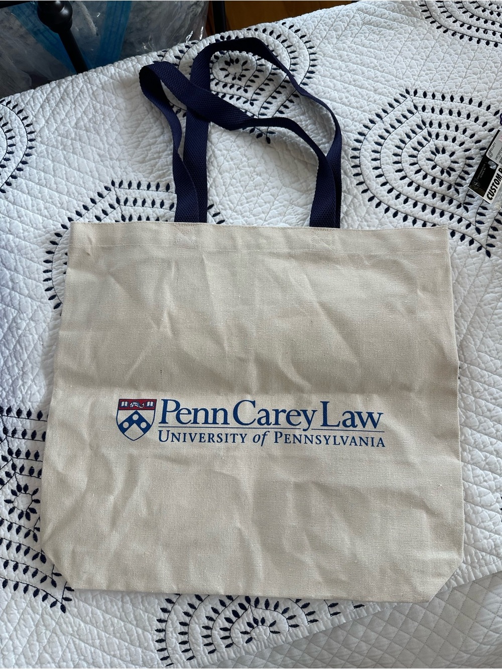 Penn Carey Law Tote Bag + Stickers